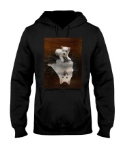 American Eskimo Dog Believe Hooded Sweatshirt thumbnail