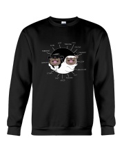 Funny Pug Ying Yang 1209 Crewneck Sweatshirt thumbnail