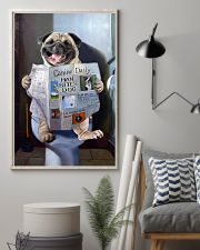 Pug Newspapers Poster 0501 11x17 Poster lifestyle-poster-1