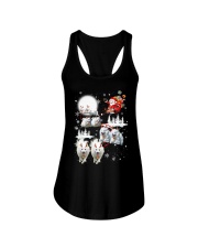 EROS American Eskimo Dog Reindeers Ladies Flowy Tank thumbnail