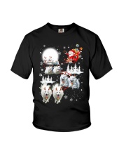EROS American Eskimo Dog Reindeers Youth T-Shirt thumbnail