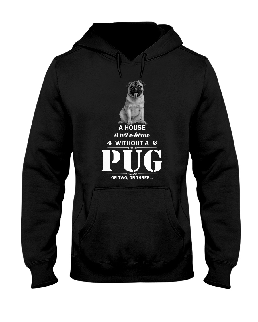 GAEA - Pug Home - 2610 - 87 Hooded Sweatshirt