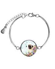 THEIA Pug Cute 1607 Metallic Circle Bracelet thumbnail