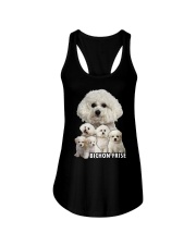 Bichon Frise Awesome Family 0501 Ladies Flowy Tank thumbnail