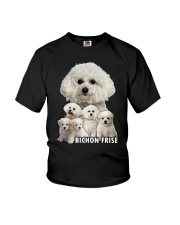 Bichon Frise Awesome Family 0501 Youth T-Shirt thumbnail