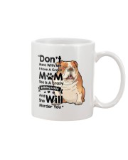 BullDog Crazy dog lady Mug front