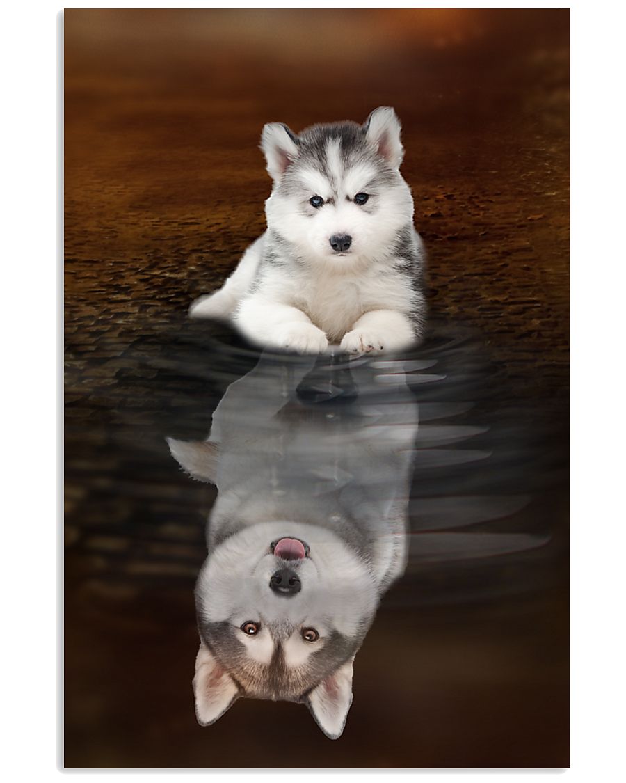 Siberian Husky Believe 11x17 Poster