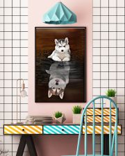 Siberian Husky Believe 11x17 Poster lifestyle-poster-6