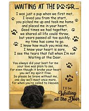 Bouvier des Flandres Waiting at The Door 11x17 Poster front
