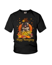 German Shepherd Thanksgiving 1210 Youth T-Shirt thumbnail