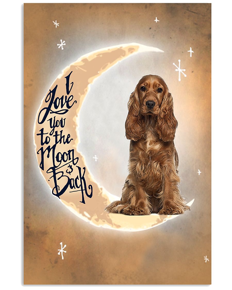 Cocker Spaniel Moon and Back 2612 11x17 Poster