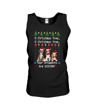 O Christmas Tree Beagle Unisex Tank thumbnail