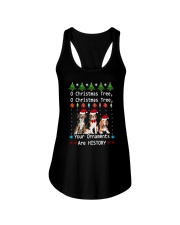 O Christmas Tree Beagle Ladies Flowy Tank thumbnail