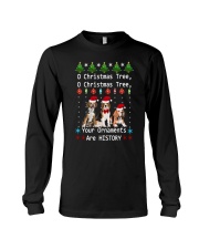 O Christmas Tree Beagle Long Sleeve Tee front