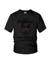 Shiba Inu Caffeine 1503 Youth T-Shirt thumbnail