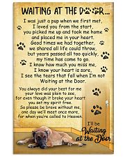 Belgian Malinois Waiting At The Door Poster 2301 11x17 Poster front
