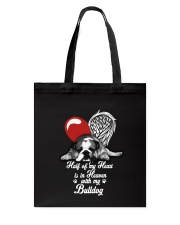 Bulldog Half Heart Tote Bag thumbnail
