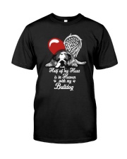Bulldog Half Heart Classic T-Shirt front