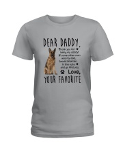 German Shepherd Dear Daddy 1801 Ladies T-Shirt thumbnail