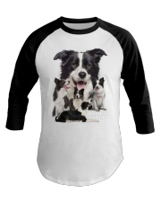 Border Collie Awesome Baseball Tee thumbnail
