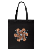 Dachshund Snowflake Funny Tote Bag thumbnail