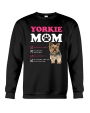 Yorkie mom 2510 Crewneck Sweatshirt thumbnail