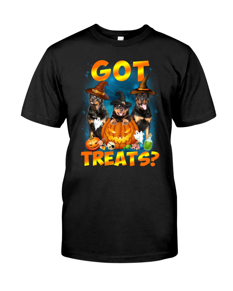 Rottweiler Got Treat 0108 Classic T-Shirt
