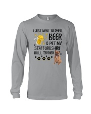 Staffie and Beer 0610 Long Sleeve Tee thumbnail