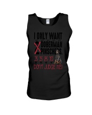 Doberman Pinscher Only Want 2206 Unisex Tank thumbnail