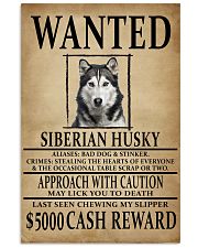Siberian Husky Wanted Poster 2201 11x17 Poster front