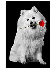 Japanese Spitz Rose Poster 3001 11x17 Poster front