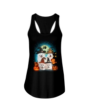 Samoyed Halloween - 1608 Ladies Flowy Tank thumbnail