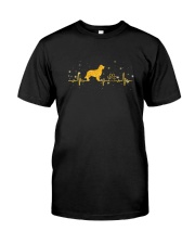 Golden Retriever Heart Beat 0110 Classic T-Shirt front