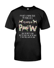 Puggle Mama paw Classic T-Shirt front