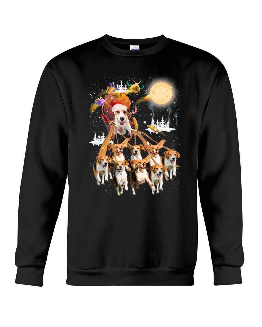 Beagle Santa Xmas 0210 Crewneck Sweatshirt