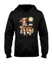 Beagle Santa Xmas 0210 Hooded Sweatshirt thumbnail