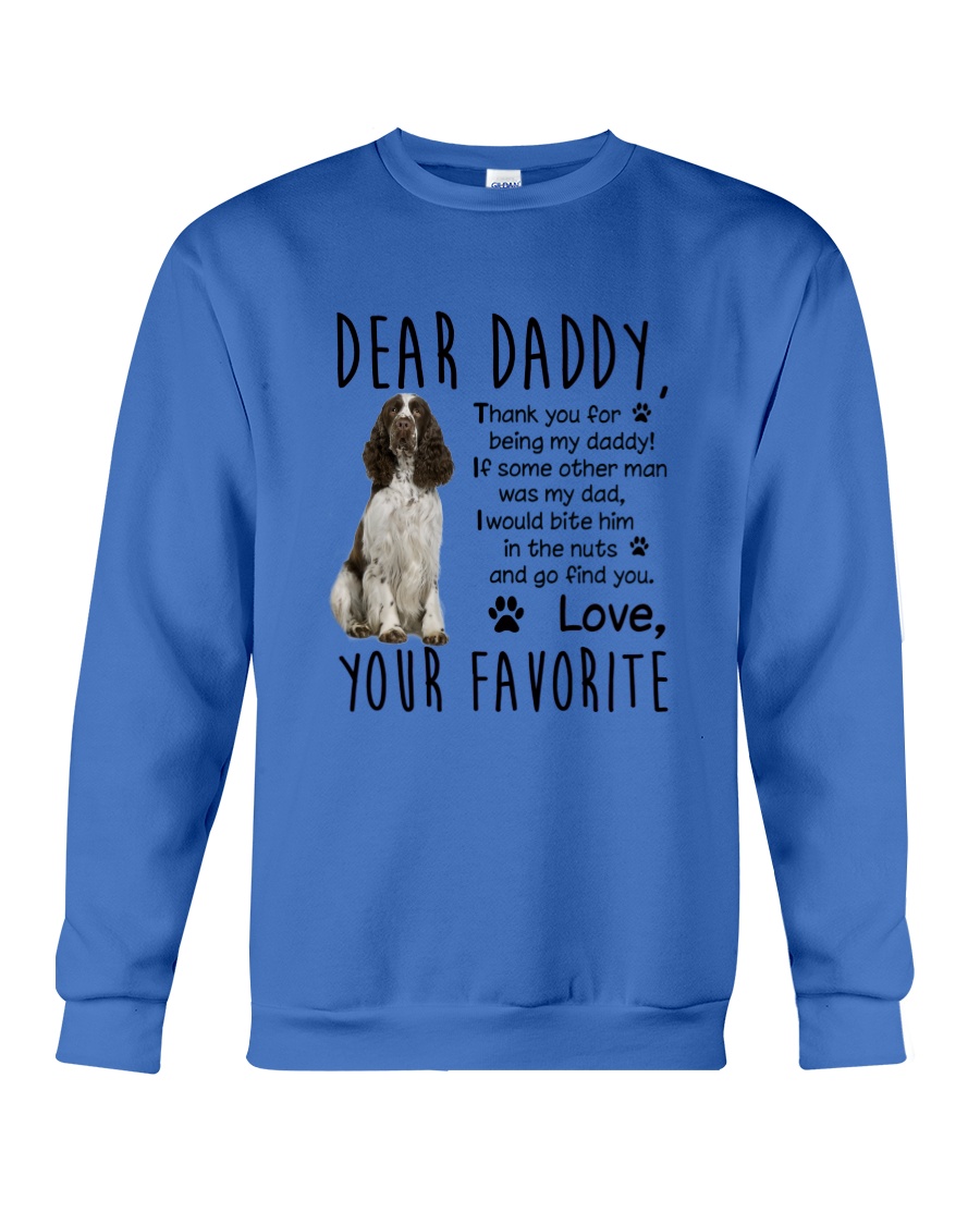 ENGLISH SPRINGER SPANIEL DADDY MUG 1905 Crewneck Sweatshirt