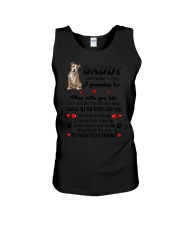American Staffordshire Terrier on Fathers day Unisex Tank thumbnail