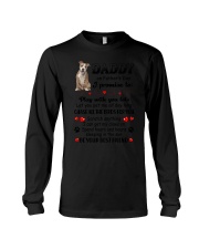 American Staffordshire Terrier on Fathers day Long Sleeve Tee thumbnail