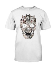 Siberian Husky Skull 1112 Classic T-Shirt front