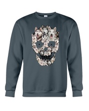 Siberian Husky Skull 1112 Crewneck Sweatshirt thumbnail
