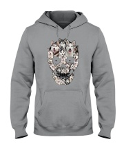 Siberian Husky Skull 1112 Hooded Sweatshirt thumbnail