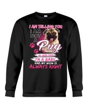 Pug Baby Crewneck Sweatshirt front