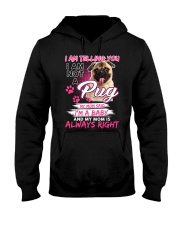 Pug Baby Hooded Sweatshirt thumbnail