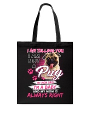Pug Baby Tote Bag thumbnail