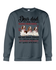 DEAR DAD ENGLISH SPRINGER SPANIEL Crewneck Sweatshirt thumbnail