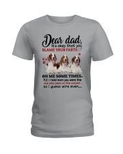 DEAR DAD ENGLISH SPRINGER SPANIEL Ladies T-Shirt thumbnail