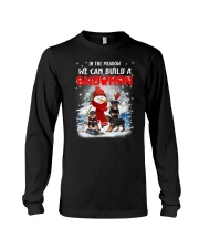 Rottweiler And Snowman Long Sleeve Tee thumbnail