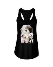 Old English Sheepdog Awesome Family 0701 Ladies Flowy Tank thumbnail