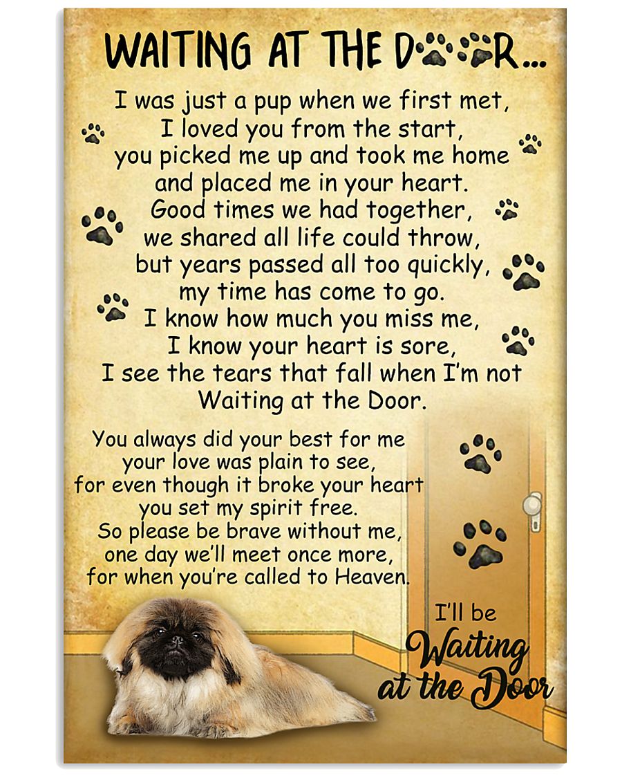 Pekingese Waiting Poster 2301 11x17 Poster
